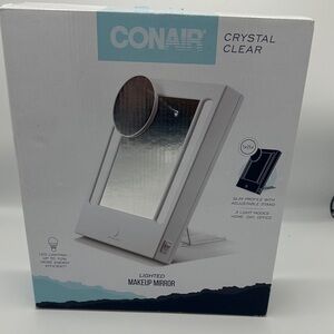 Conair Crystal Clear Lighted Makeup Mirror - White